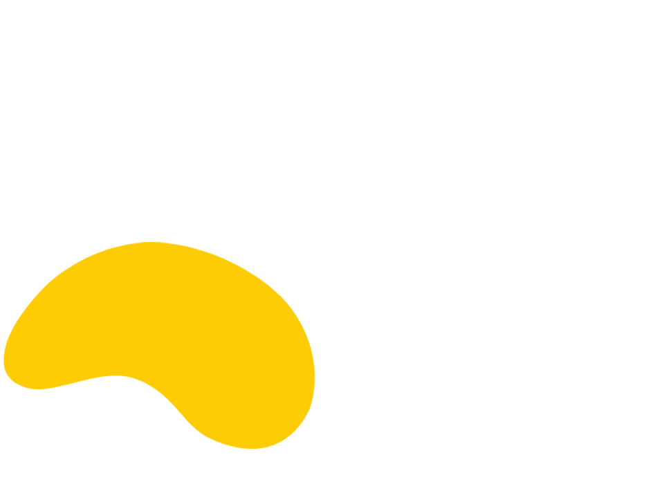 A yellow shape graphic for the Ficino Montessori PreSchool in Mt Eden, Auckland.